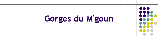 Gorges du M'goun