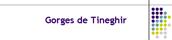 Gorges de Tineghir