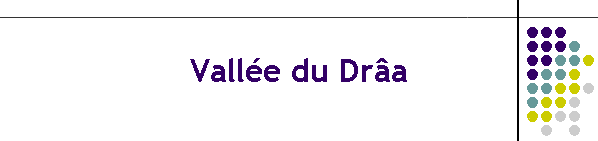 Valle du Dra