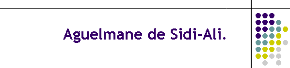 Aguelmane de Sidi-Ali.