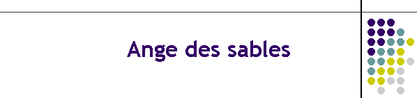 Ange des sables