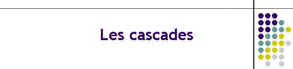 Les cascades